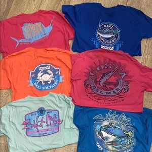 Medium bundle of fishing shirts
